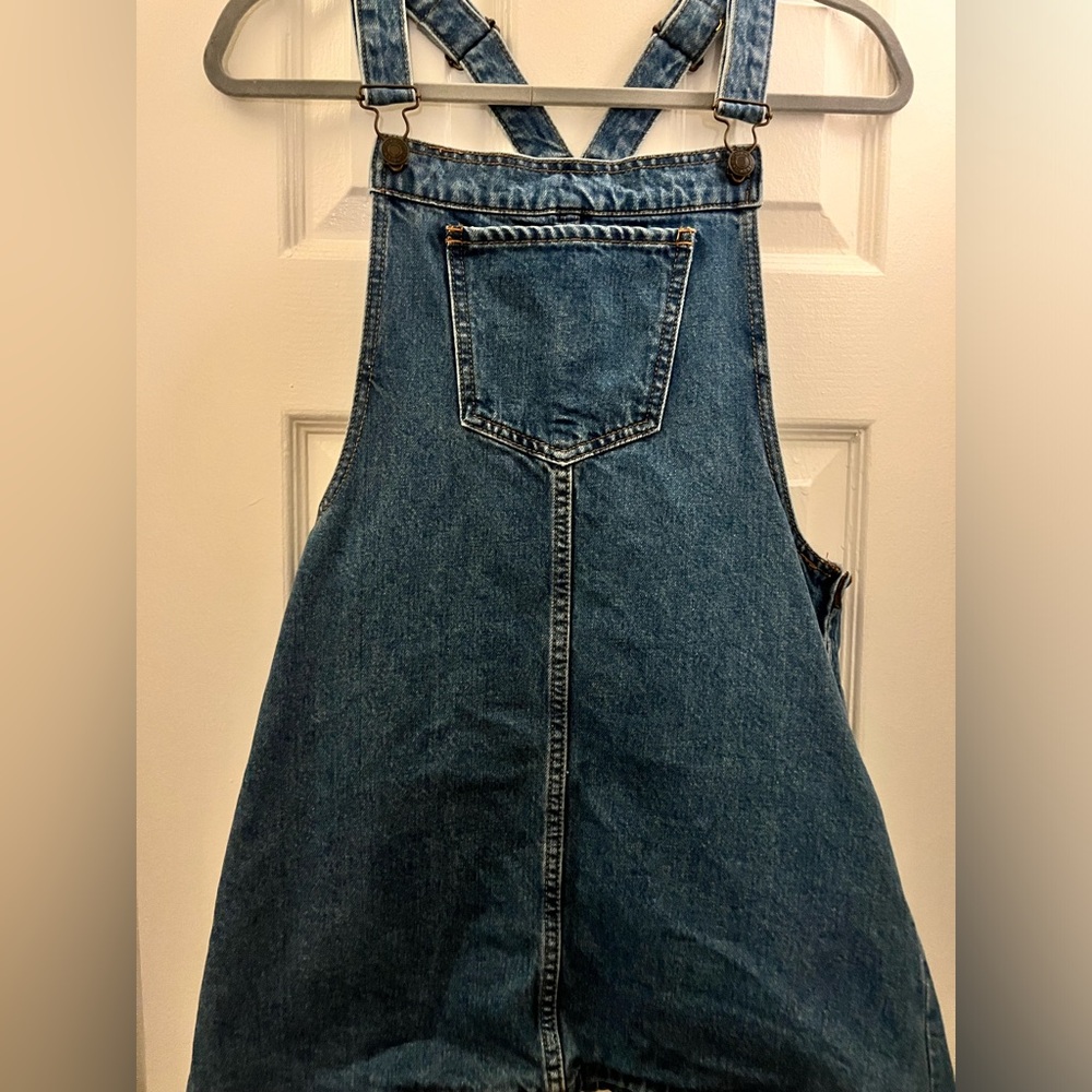 Jean overall dress